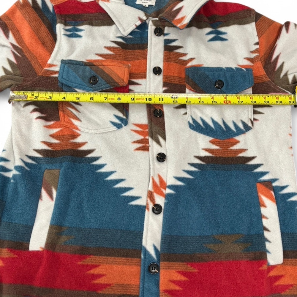 Weekends Everyday Mesa Aztec Fleece Shacket – Women’s Medium - Picture 3 of 7